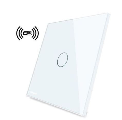 SINOE WIFI SWITCH WIFI SMART SWITCH 1GANG 2WAY 800W white - Dimco Ltd