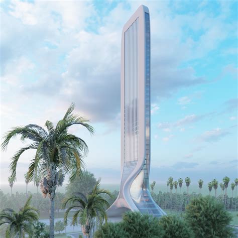 A series of futuristic skyscraper concep|Visualization