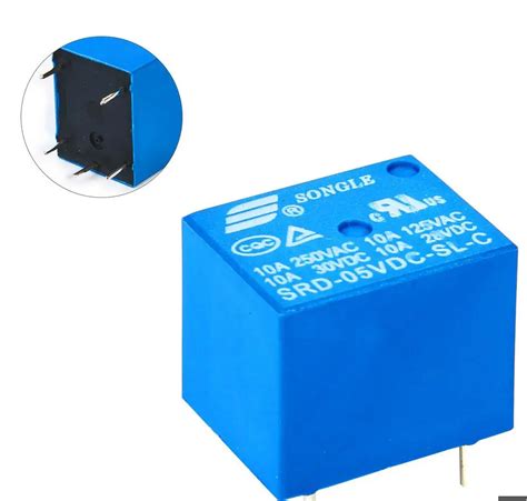 10PCS RELAY 5V SRD 5VDC SL C T73 5V SONGLE Power Relay NEW GOOD QUALITY for arduino-in ...