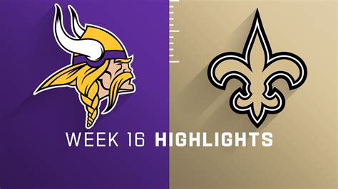 Minnesota Vikings vs. New Orleans Saints highlights | Week 16