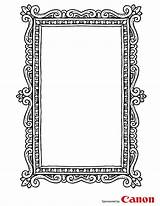 Frames Coloring Pages Printable sketch template