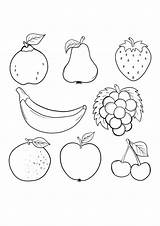 Colorat Fruit Cu Fructe Coloriage Cos Groente Planse Printemps  sketch template
