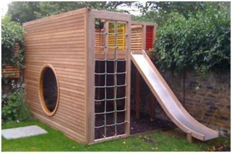 47 Backyard Design Ideas with Children's Slides ~ Matchness.com ...