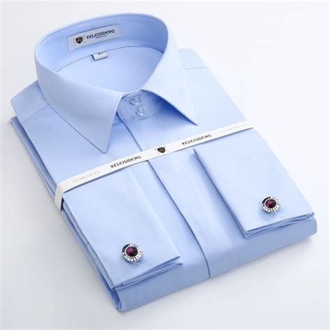 Cufflinks good quality soft formal male shirt (with cufflinks) - $42.00 - - Men StyleUp ...