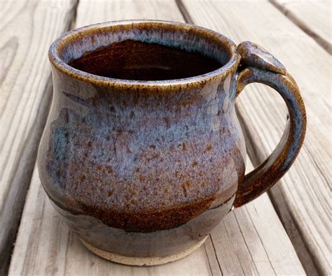 Handmade Ceramic Coffee Mug Tea Cup Brown Made by ThrowingShop