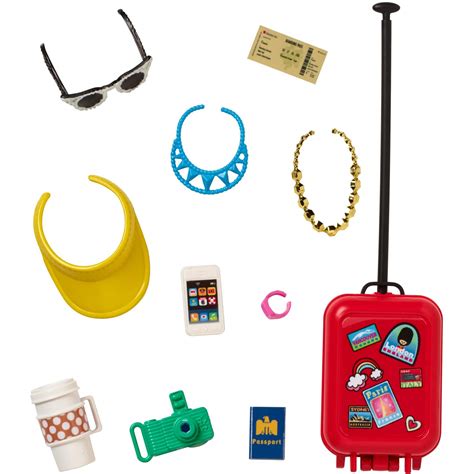 Barbie Fashion Accessory Travel Pack with 12-Themed Pieces - Walmart.com