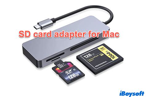 SD Card Adapter for Mac: How to Choose the Best One?