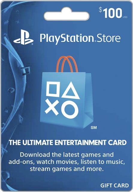 Sony $100 PlayStation Store Gift Card PSN - $100 - Best Buy