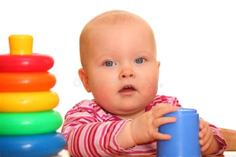 Baby girl stock photo. Image of little, baby, attractive - 18684404