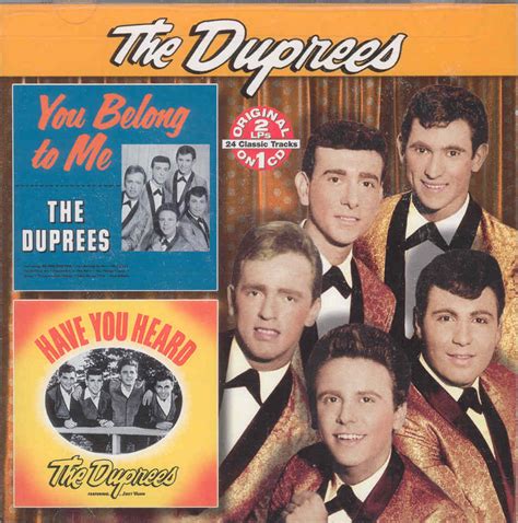 The Duprees CD: You Belong To Me - Have You Heard - Bear Family Records