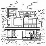 Premium Vector  Building Under construction coloring Page For Kids sketch template