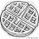 Waffle Coloring Pages  Free & Printable sketch template