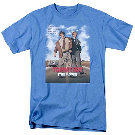 Tommy Boy Movie Poster Blue T-Shirt