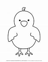 Baby Chick Coloring Pages sketch template