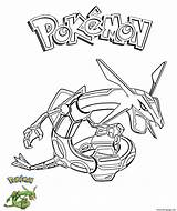 Rayquaza Coloring Pages sketch template