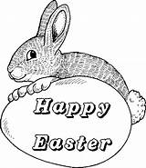 transmissionpress Happy Easter Of Bunny Coloring Pages sketch template