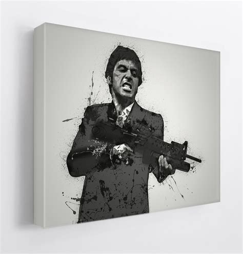 Scarface Poster Tony Montana Canvas Painting Print Kids | Etsy