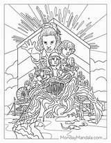 Stranger Things Coloring Pages  Nation sketch template