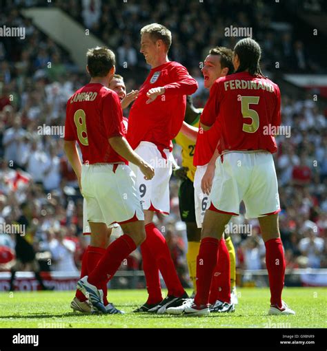 Peter Crouch celebrates with his 'Robot' dance after scoring England's ...