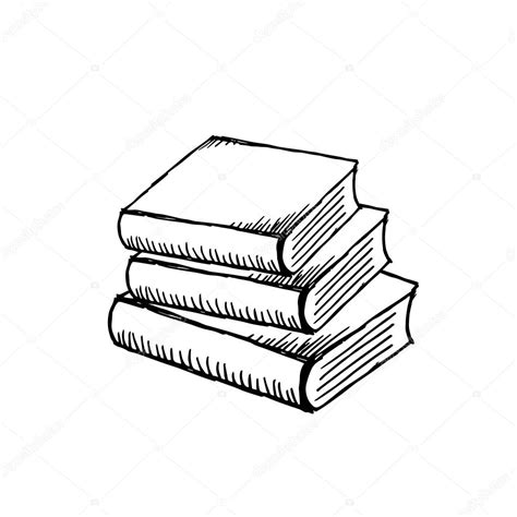 Stack Of Books Drawing at GetDrawings | Free download
