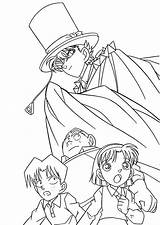 The Adventure Of Detective Conan Coloring Page  Sun Umbrella sketch template