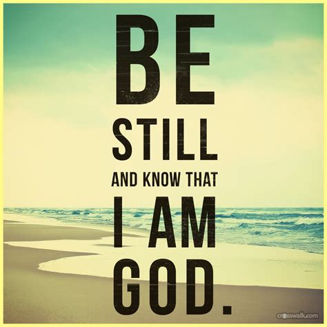 Be Still and Know that I am God... - Kathy Stephens