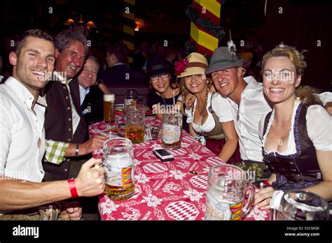 Munich Oktoberfest at the Hippodrom beer hall Featuring: Michellle ...