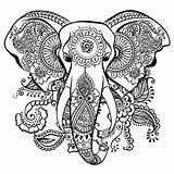 Elephant Printable Coloring Pages sketch template