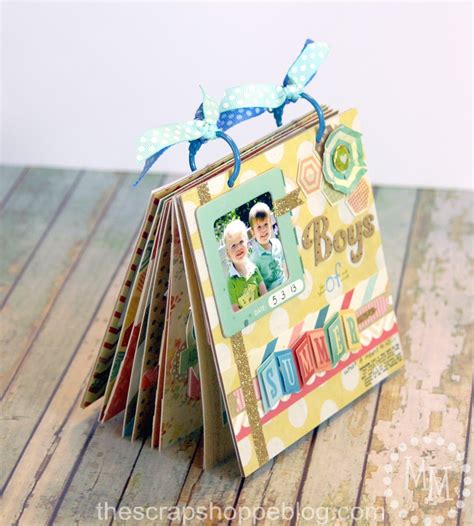 Boys of Summer Mini Album {Scrapbooking Tips & Tricks} - The Scrap Shoppe