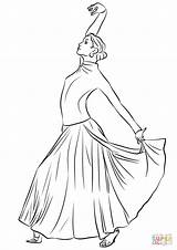 Flamenco coloring page  Free Printable Coloring Pages sketch template