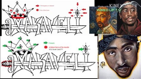 TUPAC ALIVE : MAKAVELI SYMBOL UNSCRAMBLED & TATTOO ERASER - YouTube