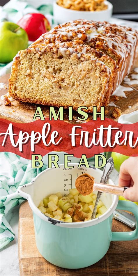 Amish Apple Fritter Bread - I Wash You Dry