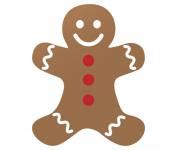 Gingerbread Person With Decorations Free Stock Photo - Public Domain ...