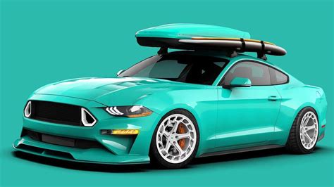 Ford Brings 750-HP Mustang GT, Teal EcoBoost Cruiser To SEMA Show