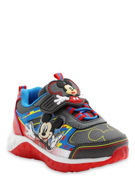 Mickey Mouse Mickey Strap Athletic Sneaker (Toddler Boys) - Walmart.com