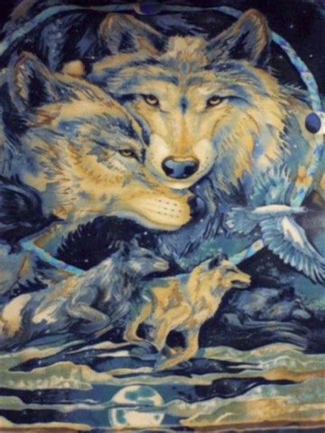 Wolf Fleece Fabric Panel - Etsy Denmark