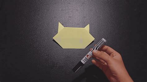 How to Make an Origami Cat Face: Origami Cat Face Instructions