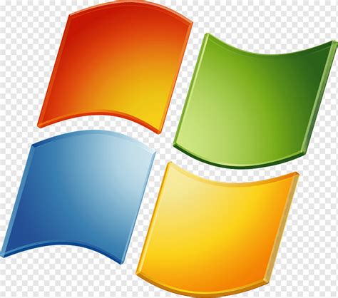 Microsoft Logo Windows XP, Microsoft, rectángulo, computadora, naranja ...