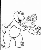 Barney Coloring Pages sketch template