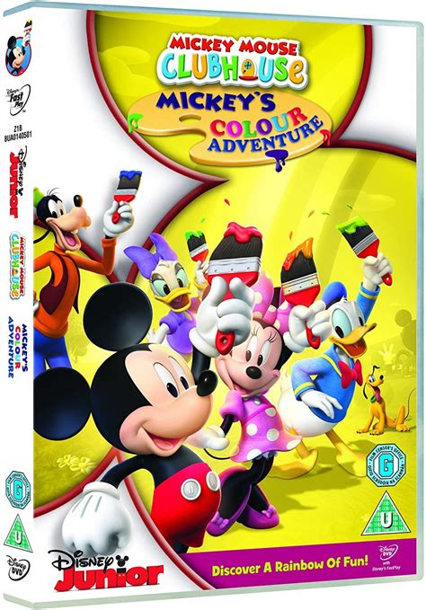 Mickey Mouse Clubhouse: Mickey's Colour Adventure DVD: Amazon.co.uk ...