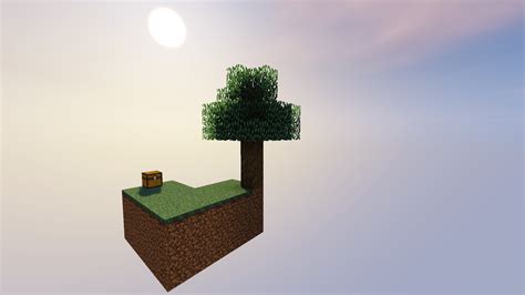 SkyBlock Map 1.13.2 / 1.12.2 for Minecraft (Survival island, Floating Island)