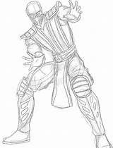 Mortal kombat 6 coloring pages  Independentlod sketch template
