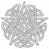 Knotwork Pentacle Embroidery Design  Urban Threads sketch template