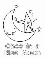 Crescent Moon Coloring Pages sketch template