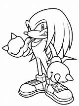 Kids n funcom  Coloring Page Knuckles sketch template