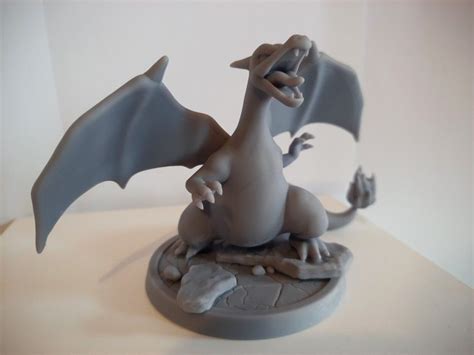 Pokemon Charizard statue 3d print pla resin | 3d printing, 3d printed objects, Prints