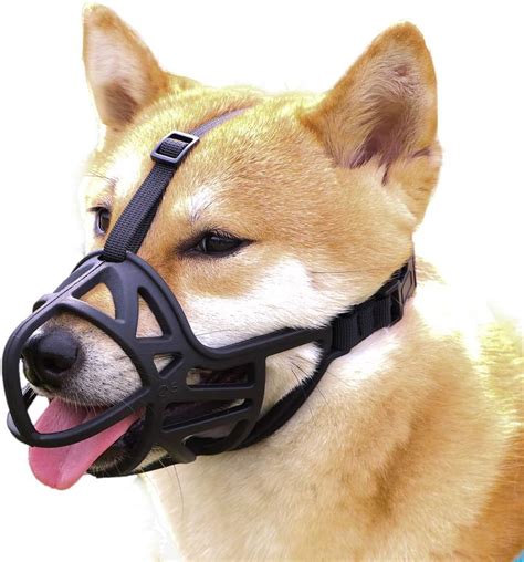 Amazon.com : Dog Muzzle, Breathable Basket Muzzle to Prevent Barking ...