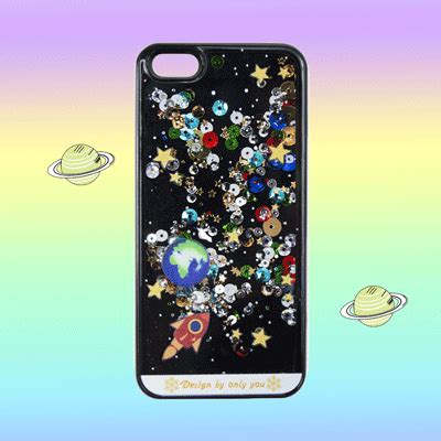 GLITTER SOLAR SPACE iPHONE CASE – kokopiecoco