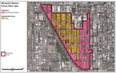 The Golden Triangle blocks south of Civic Center Park are looking to get a lot taller ...