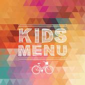 Kids menu — Stock Vector © yupiramos #13842778